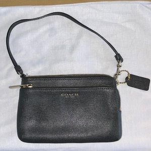 Black Coach Wristlet
